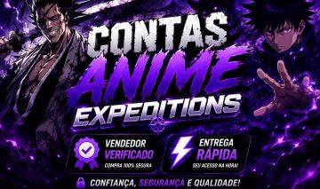 CONTAS ANIME EXPEDITIONS | MELHOR PREÇO | LEIA A DESCRIÇÃO