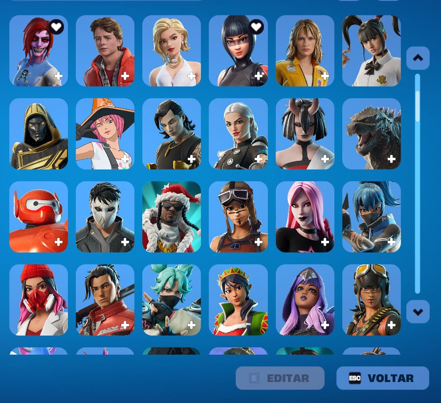 Conta epic focada no fortnite