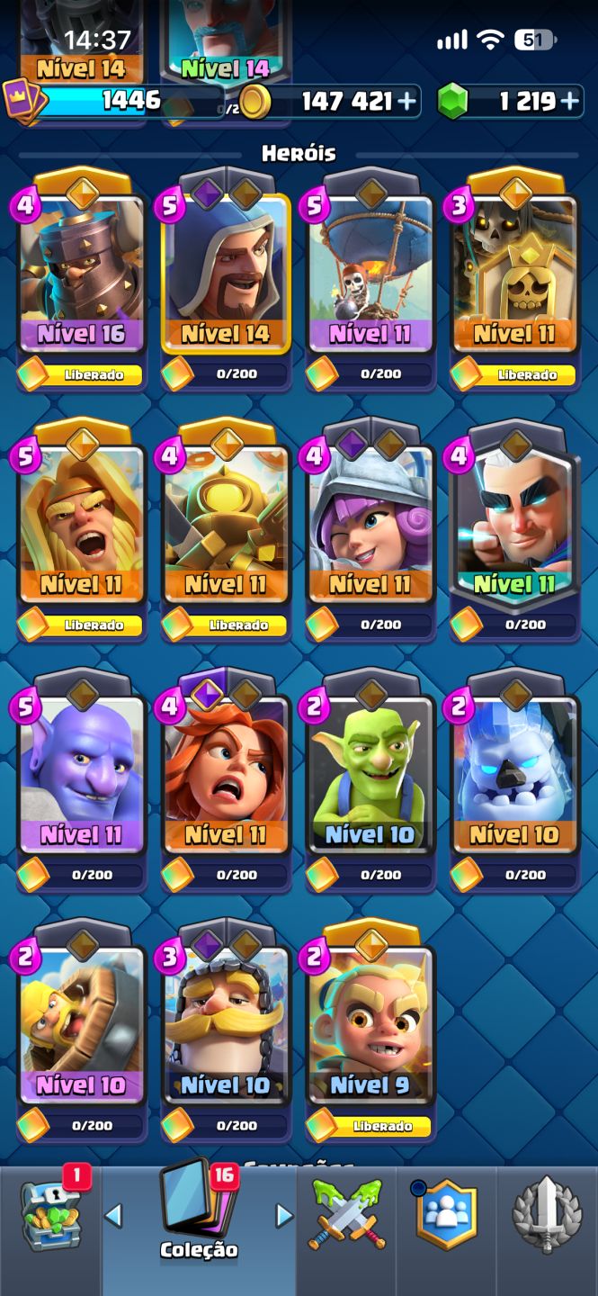 Promova Conta Clash Royale 9000 Troféus