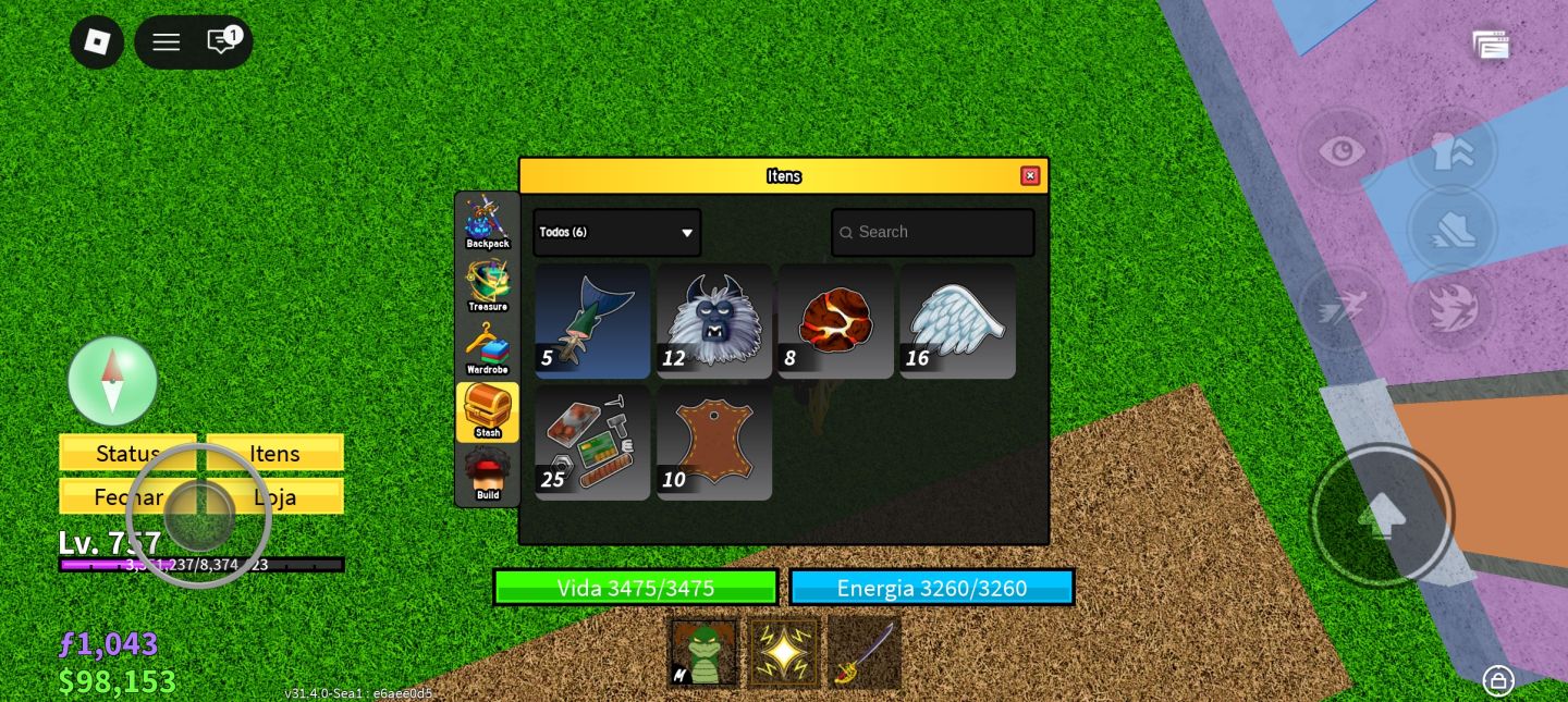 [CONTA DE ROBLOX] - FOCO EM BLOXFRUITS LVL 700 | CONTA BLOX - PRA INICIAR NO BF!