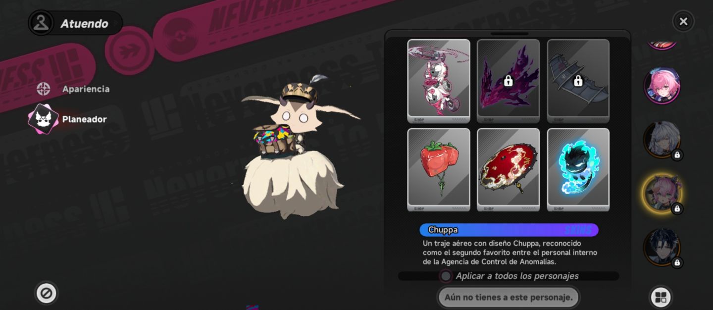 CONTA NEVERNESS TO EVERNESS: QUASE TODOS OS PERSONAGENS + ARMAS ASSINATURA