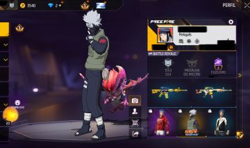 CONTA DE FREE FIRE COM PARCERIA DO NARUTO! CONDIÇÕES IMPERDÍVEIS!