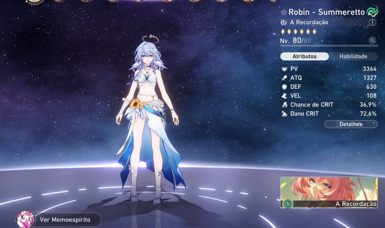 CONTA END GAME HONKAI STAR RAIL COM 53 CINCO ESTRELAS AO TODO