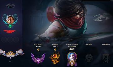 Conta mestre lol