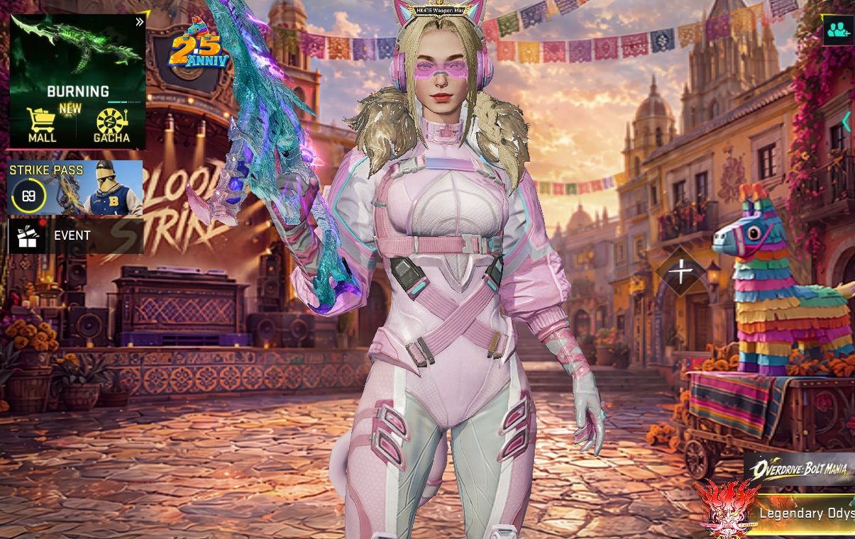 CONTA BLOODSTRIKE COM 1959 DE GOLD