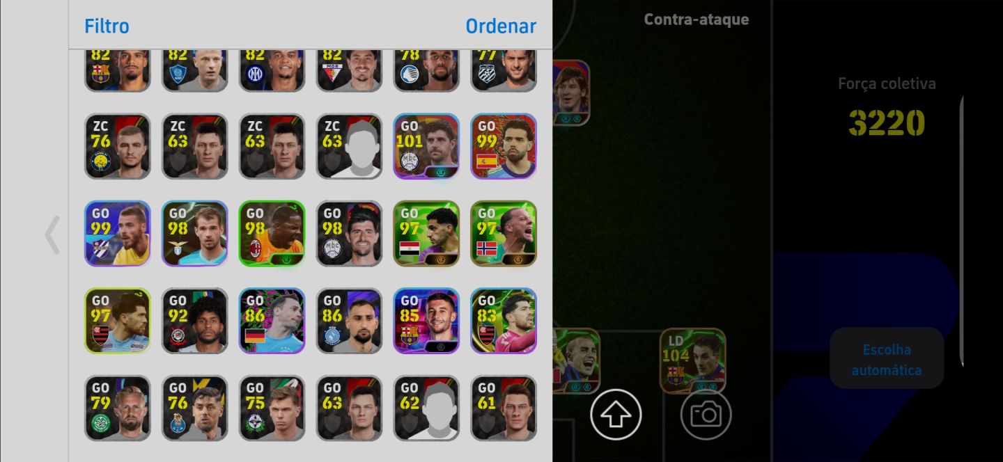 CONTA EFOOTBALL RARA! NEY E MESSI DO PACK + AGUERO BLITZ + BATISTUTA E++!