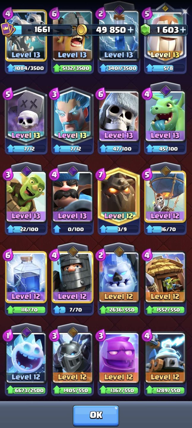 CLAHS ROYALE 17 EVOLUÇÕES | 4 HERÓIS | 1.353 GEMAS | 7 FRAGMENTOS DE EVO