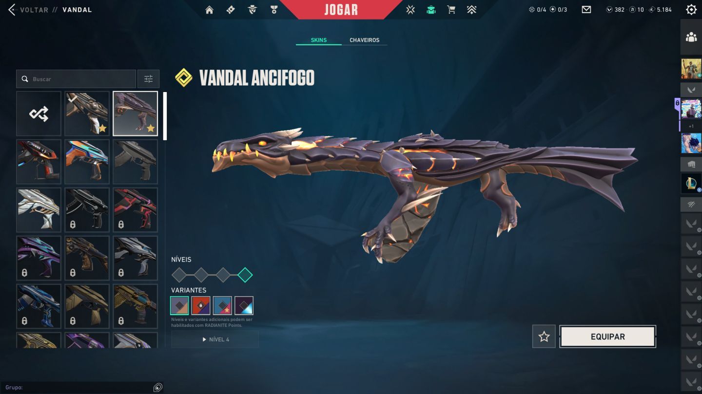 CONTA VALORANT, EX ASCENDENT SKINS FACA, VANDAL, PHANTOM E ETC