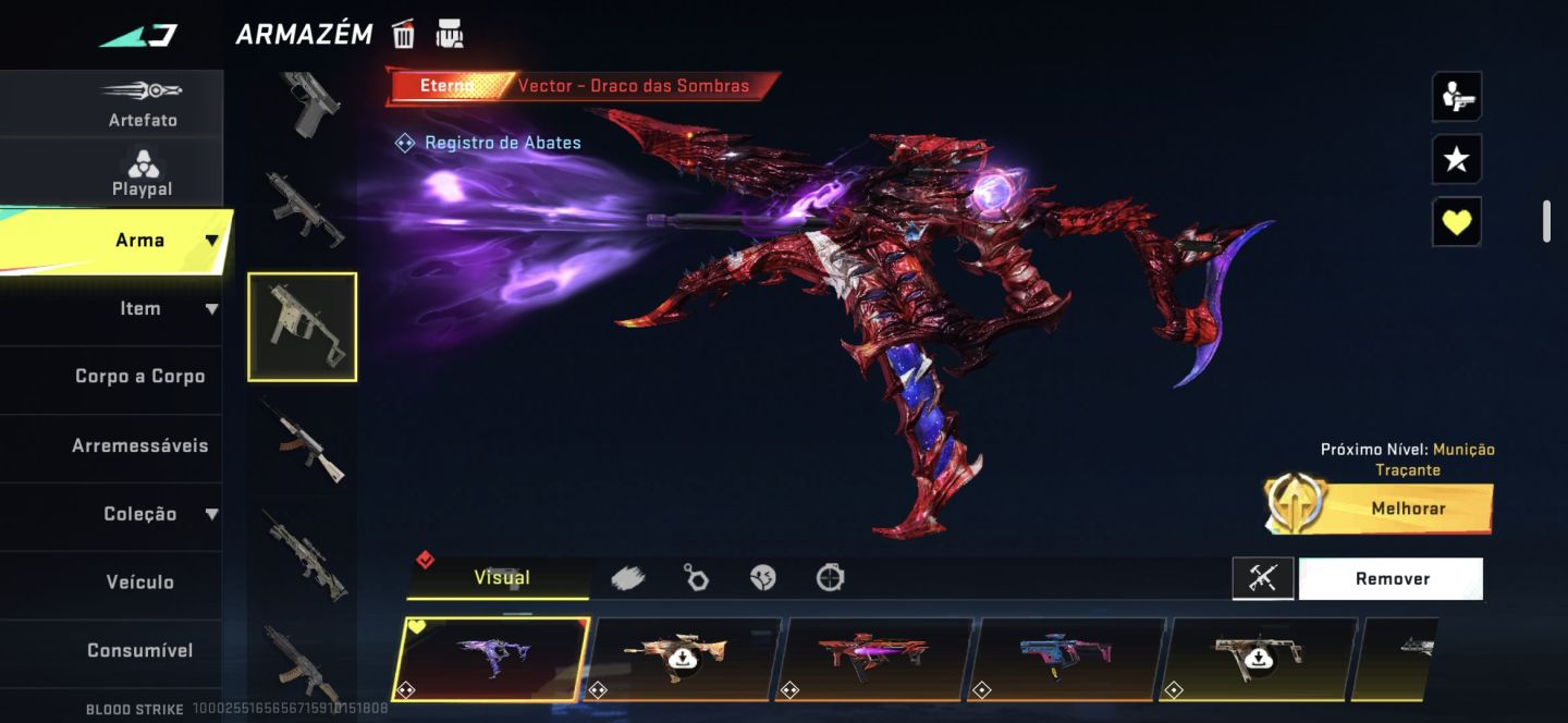 CONTA DE BLOOD COM VÁRIAS ETERNALS A VENDA