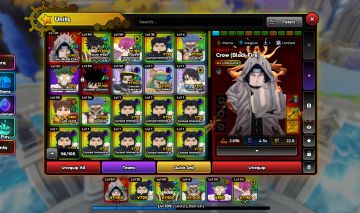 Conta full meta unbound anime expeditions cheia de rr