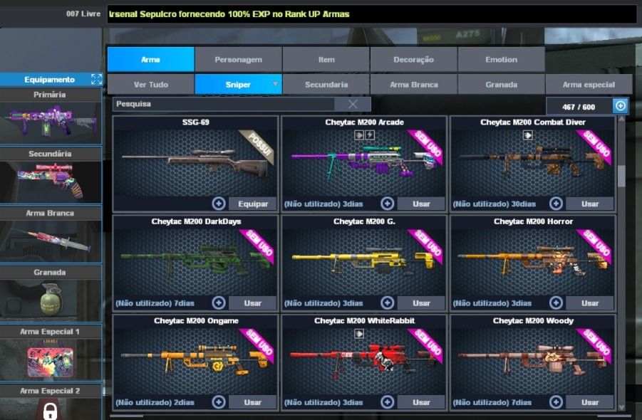 CONTA POINT BLANK GENERAL DE DIVISÃO