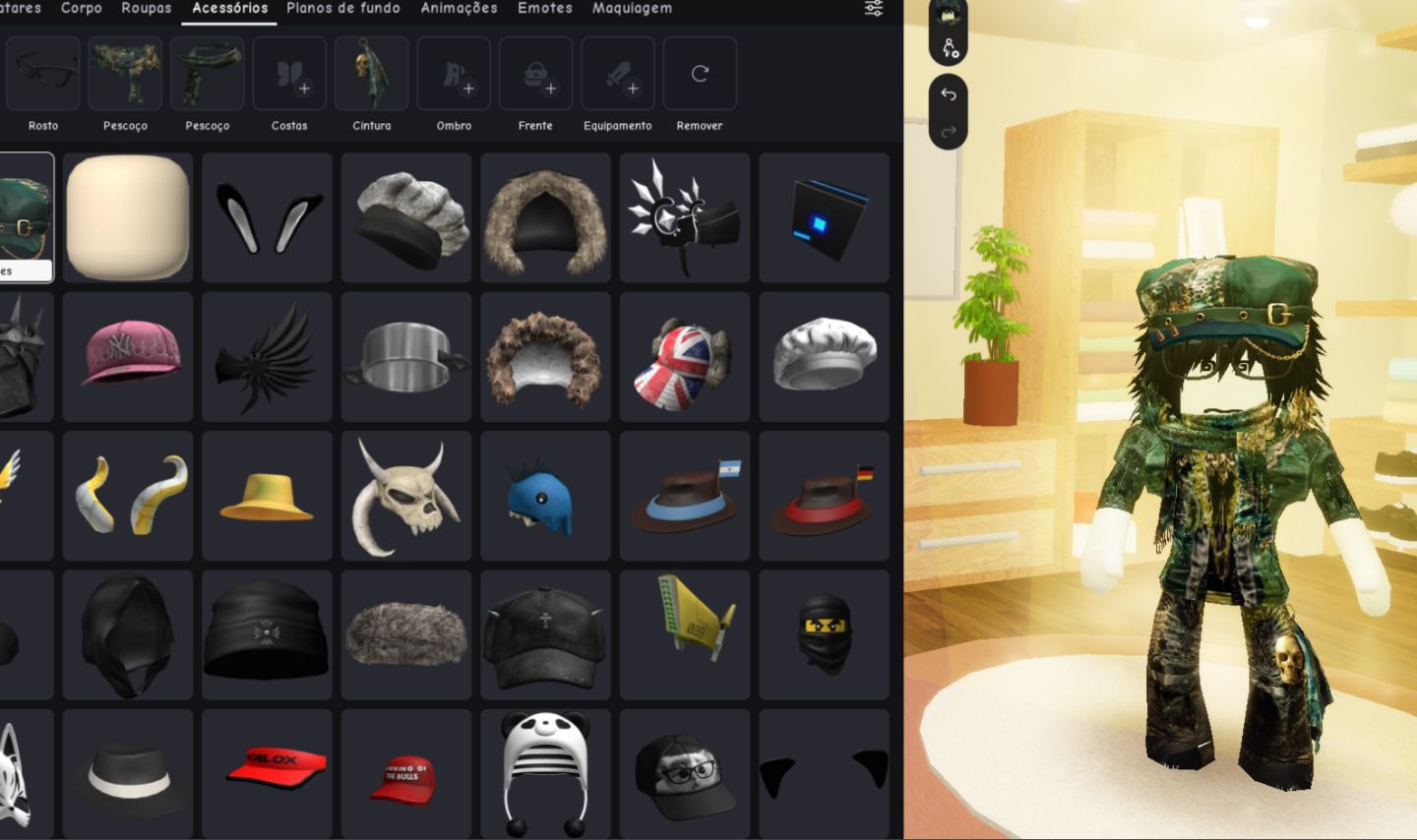 Conta de Roblox Gastado muito robux