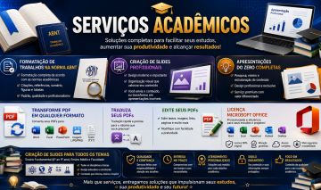 Serviços acadêmicos - Docs em geral e slides