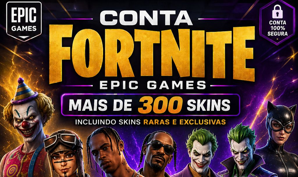 Conta epic focada no fortnite
