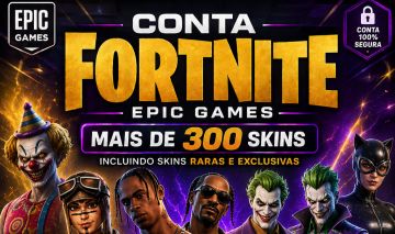 Conta epic focada no fortnite