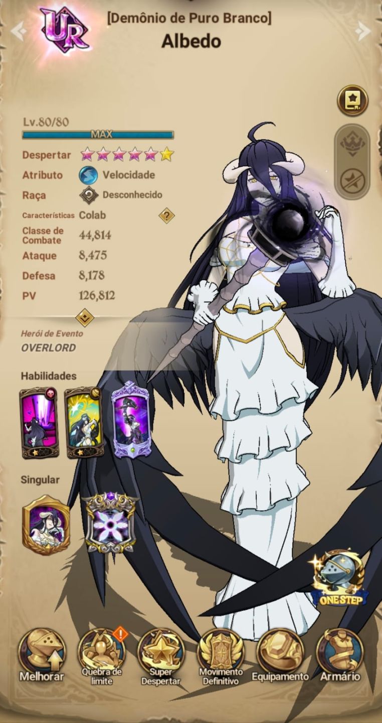 Conta 7DS GC | 130 Personagens | Lv. 71 | Overlord + Gachiakuta | +4 Anos