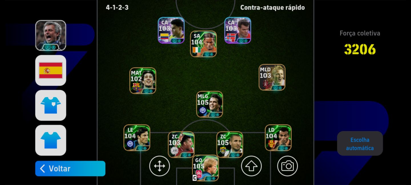 CONTA EFOOTBALL 3206 COM VARIOS JOGADORES TOP CONTA PERFEITA PRA COMEÇAR