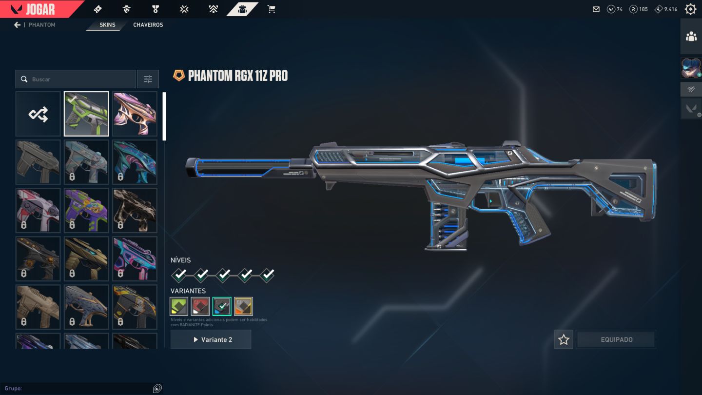 CONTA VALORANT 7 VANDALS KARAMBIT 2 SHERIFF 2 PHANTON OPERATOR GUARDIAN +2 PASS
