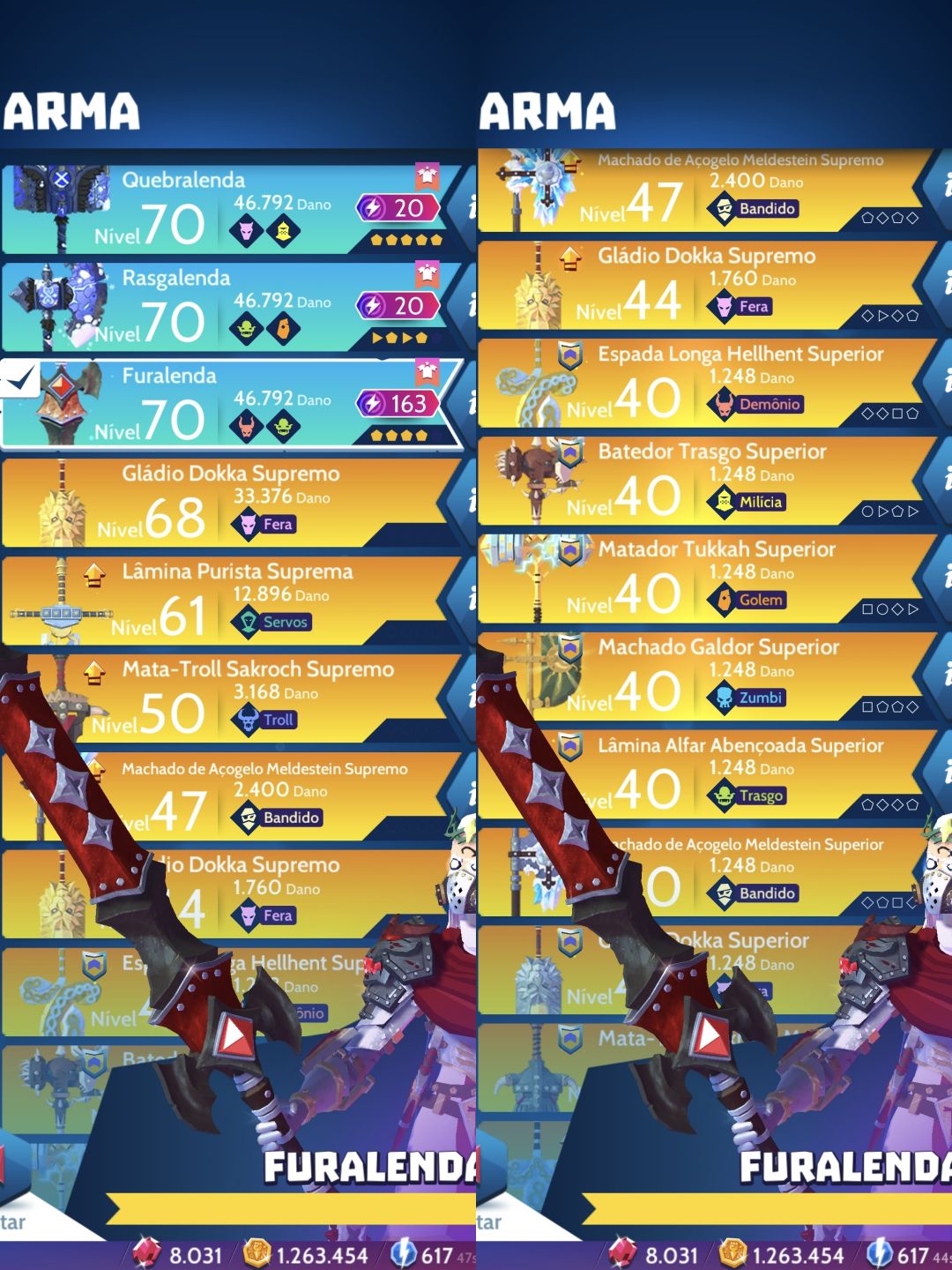 Conta knighthood Full mago