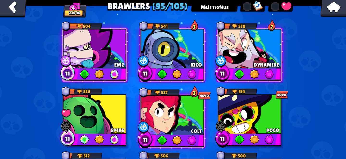 Conta rara de Brawl star 2019