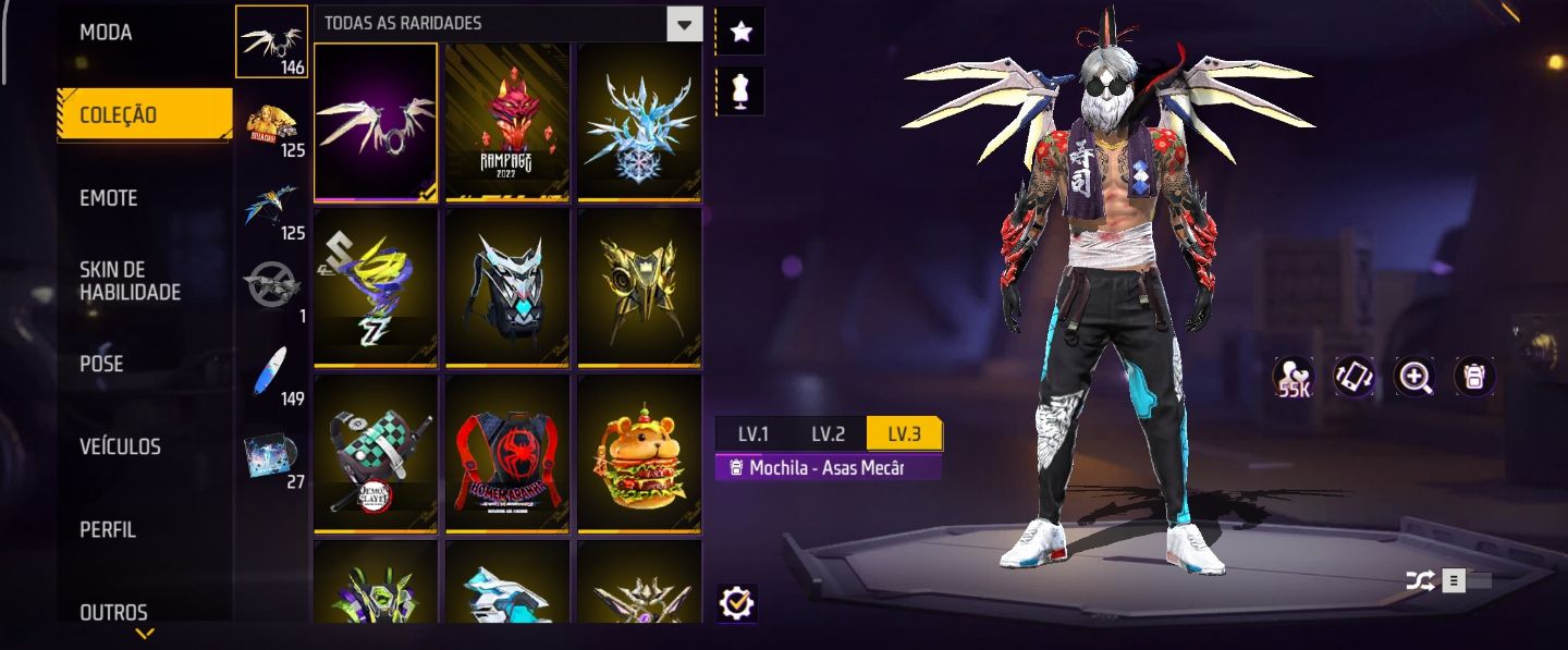 CONTA ANTIGA COM ANGELICAL (FULL ACCESSO)