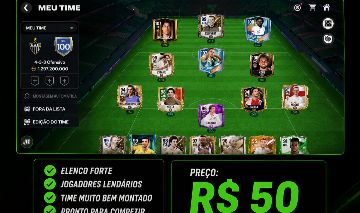 CONTA EA FC MOBILE GER 100 R$50