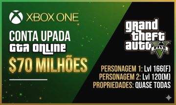 Conta upada gta online (xbox one)