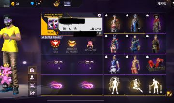 CONTA DE FREE FIRE | COISAS ANTIGAS E RARAR | UMP ATT 2 VELO 1 DE PRECISÃO