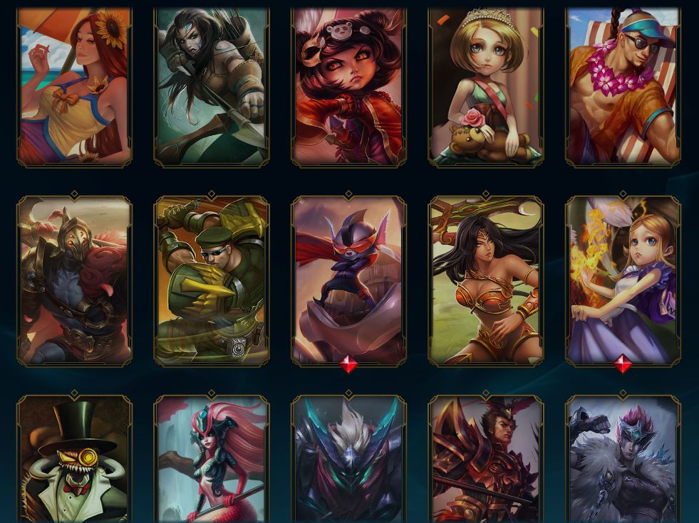 CONTA DE 2014 | DIAMANTE IV | 60% WR | 152 SKINS | TODOS CAMPEÕES