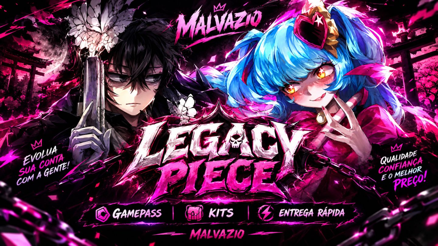 LEGACY PIECE DEVIL MAY CRY DANTES E VERGIL,GAMEPASS,CHESTS,KIT,MELHORES PREÇ
