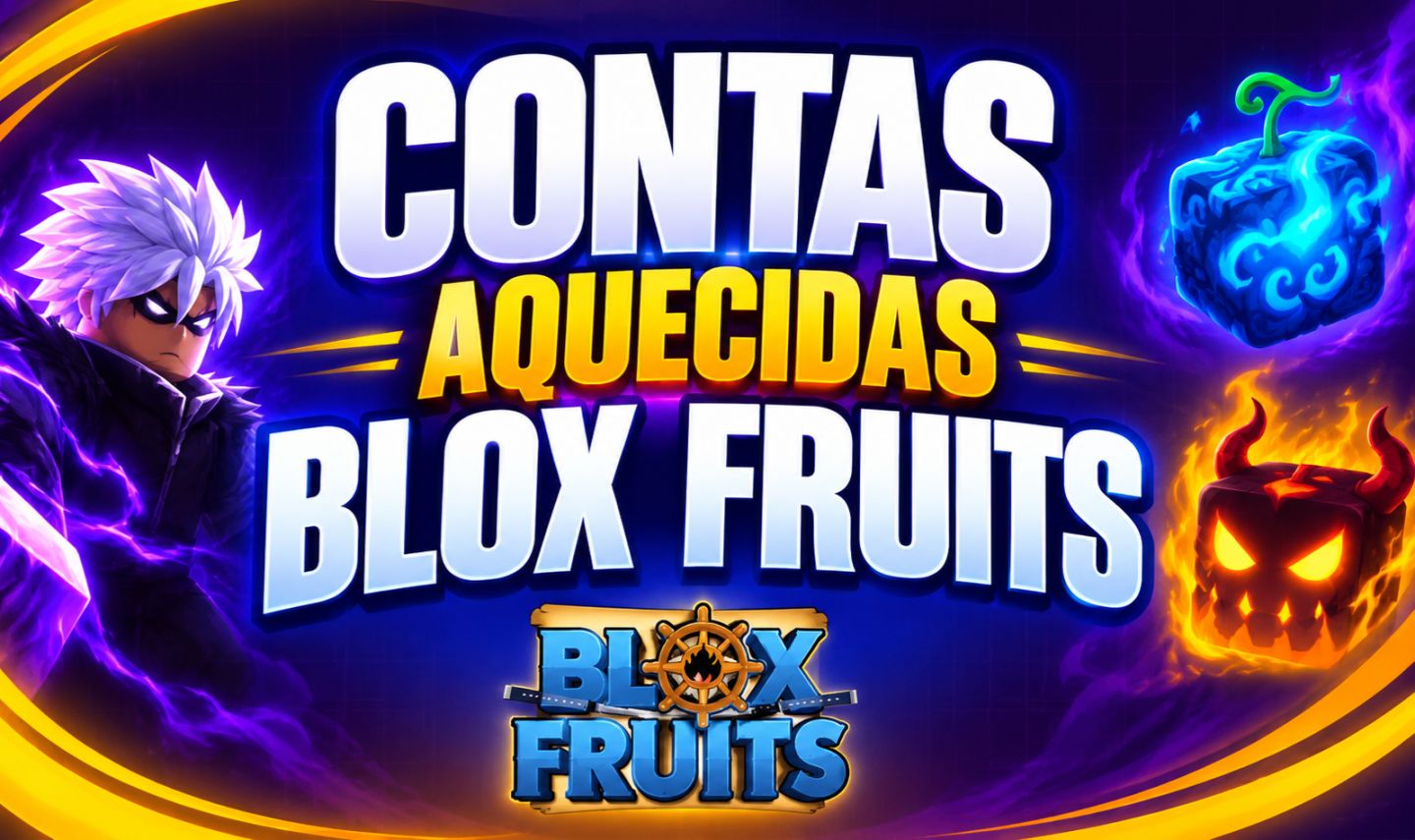 CONTA ROBLOX: BLOX FRUITS, ROUBE UM BRAINROT, BROKHAVEEN E MUITO MAIS!!!