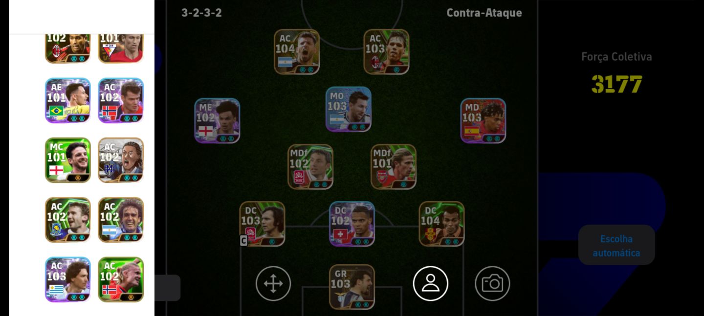 Conta efootball 3177 de força