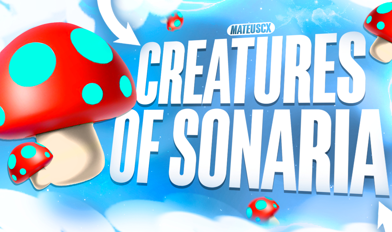 [O ÚNICO COM ESTOQUE] ENTREGO NA HORA! MUSHROOM & ITENS | CREATURES OF SONARIA