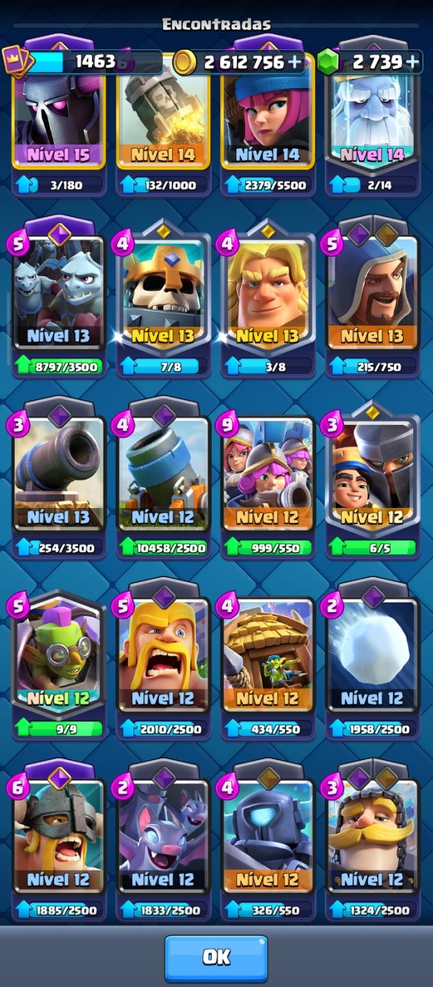 Conta de Brawl+Clash Royale