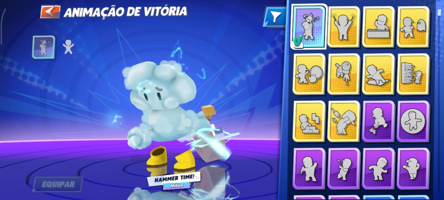 Contas de stumble Guys com skins insanas e 1 contas brinde de animo