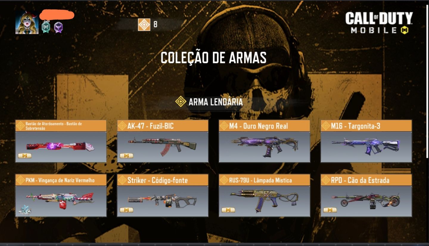 CONTA CODM - SPECTRE MÍTICO + ARMAS LENDÁRIAS...
