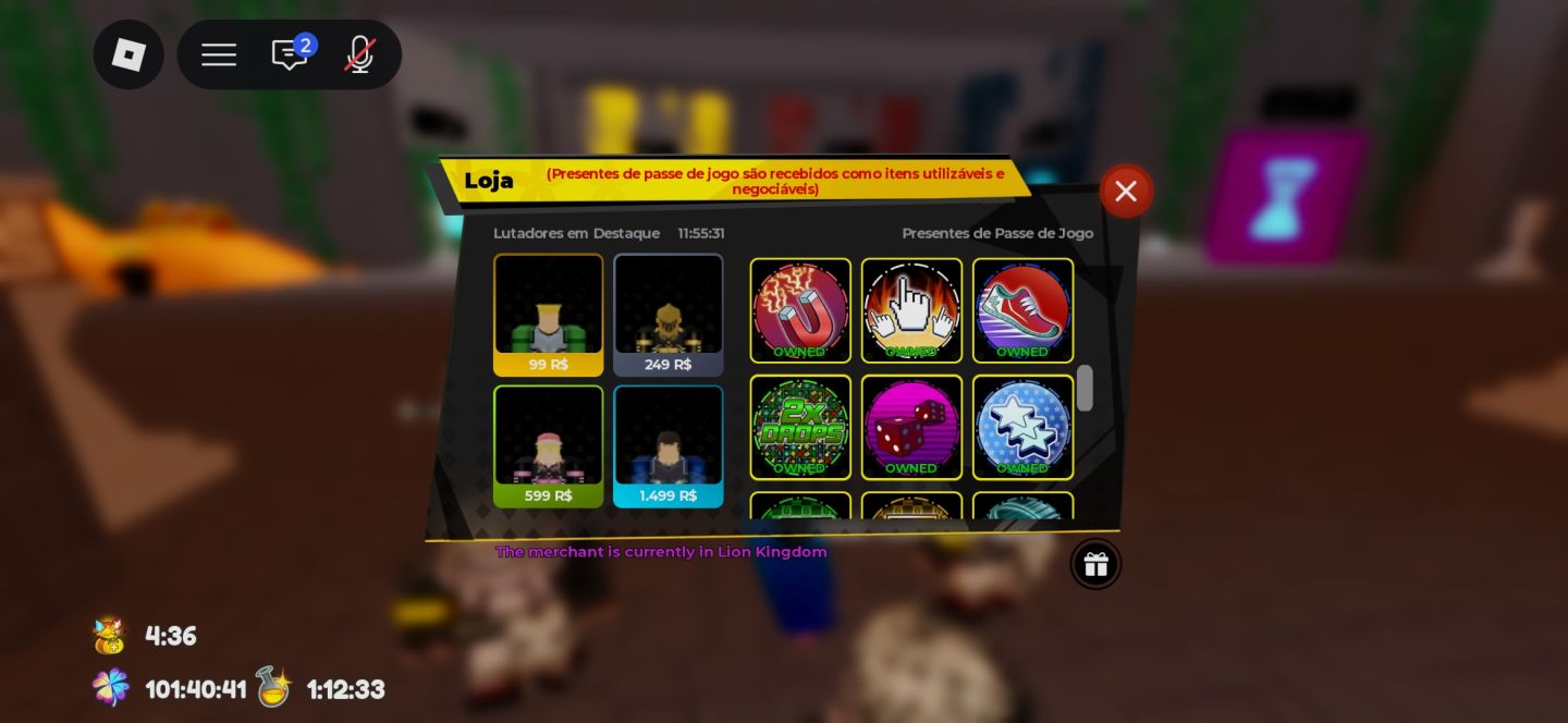 CONTA DE BLOX FRUITS COM VARIAS FRUTAS PERM E MUITO MAIS!, ENTRE OUTROS JOGOS!