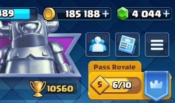 Conta Clash Royale 10560 troféus,4 mil joias