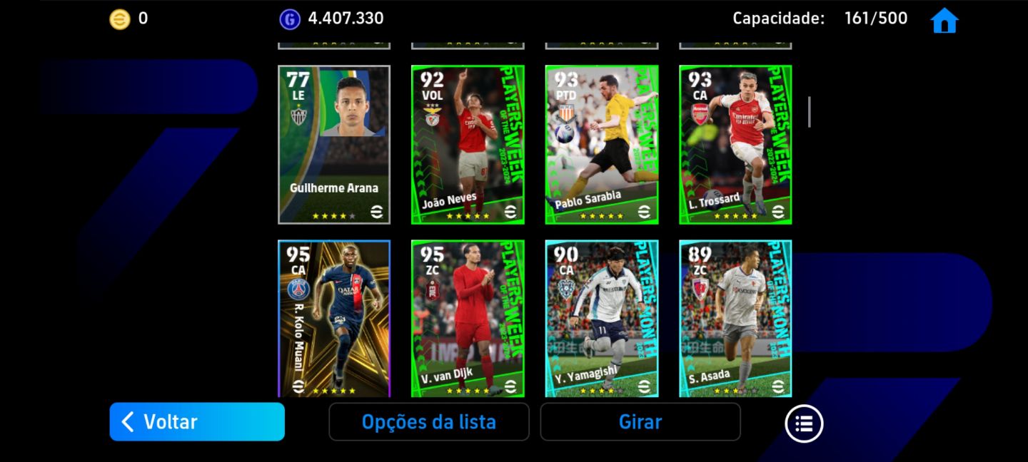 Conta Efootball Mobile forte