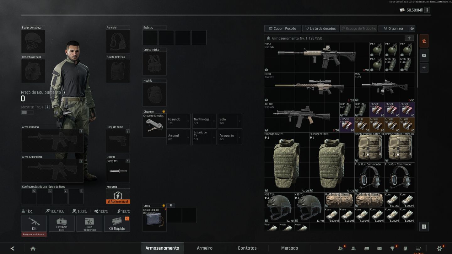 Conta22 Arena Breakout -PC- 52m basicamente tudo em KOEN - - 50M de KOEN