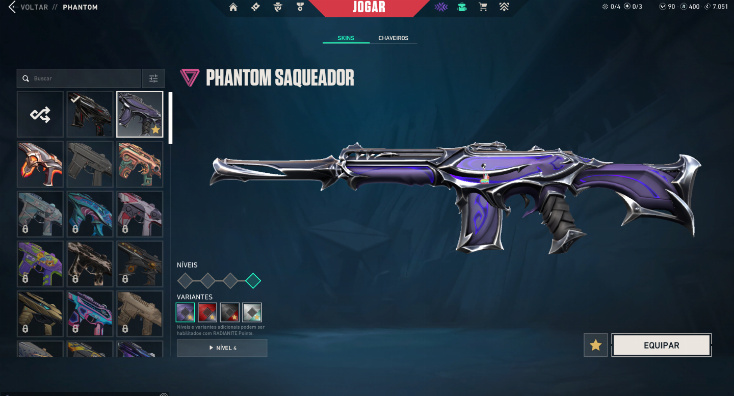 CONTA DE VALORANT COM SKINS MMR BOM.