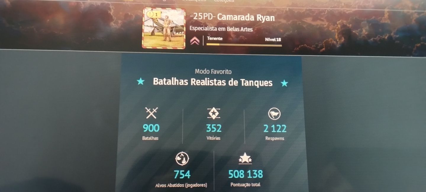 CONTA WAR THUNDER/6.7 EUA/6.7 ALEMANHA/III USSR