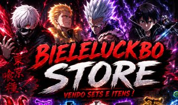 Set e itens de personagens sailor piece