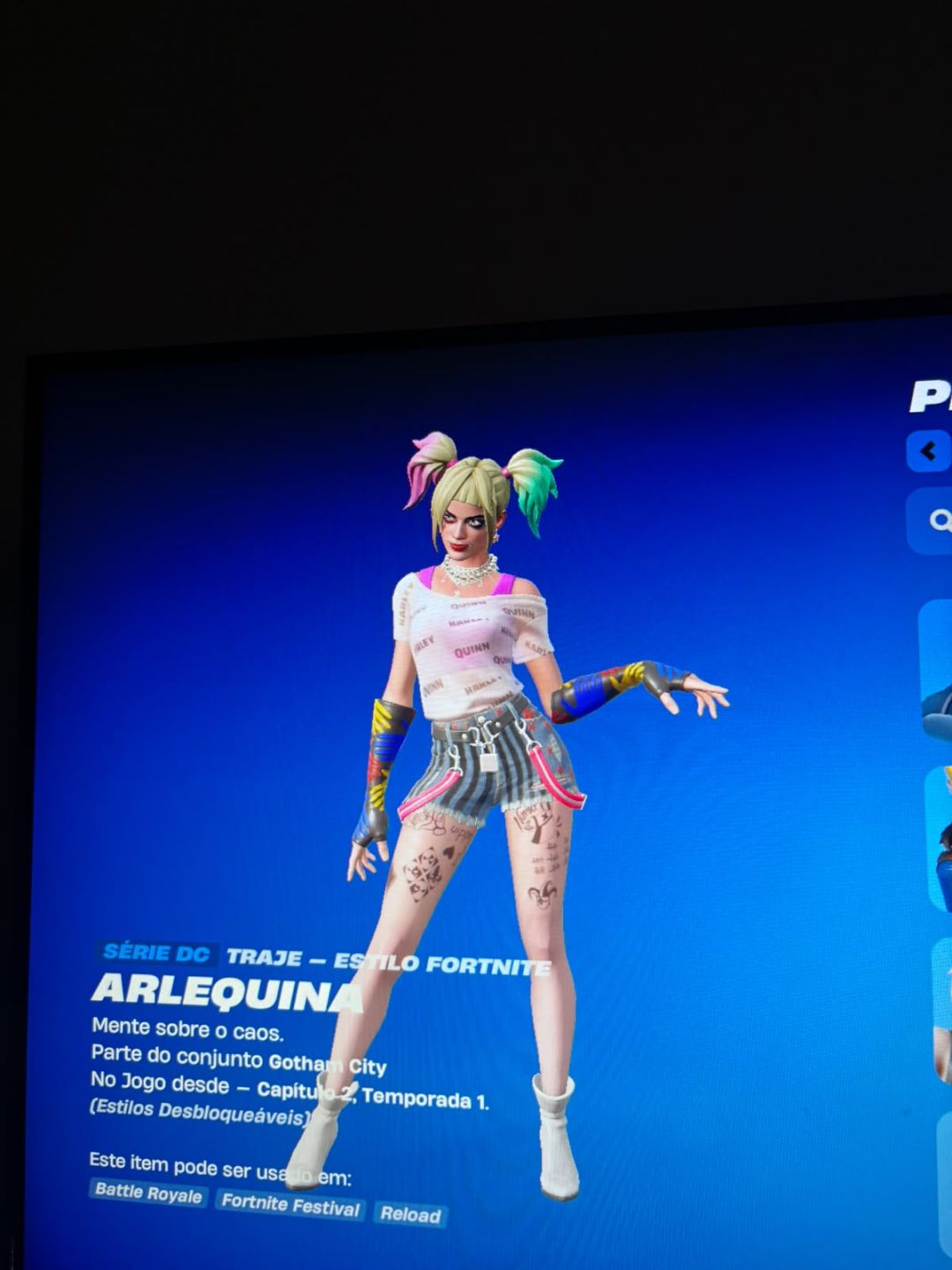 Fortnite conta