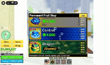 CONTA BLOX FRUITS - DRAGON PERM E GAS PERM