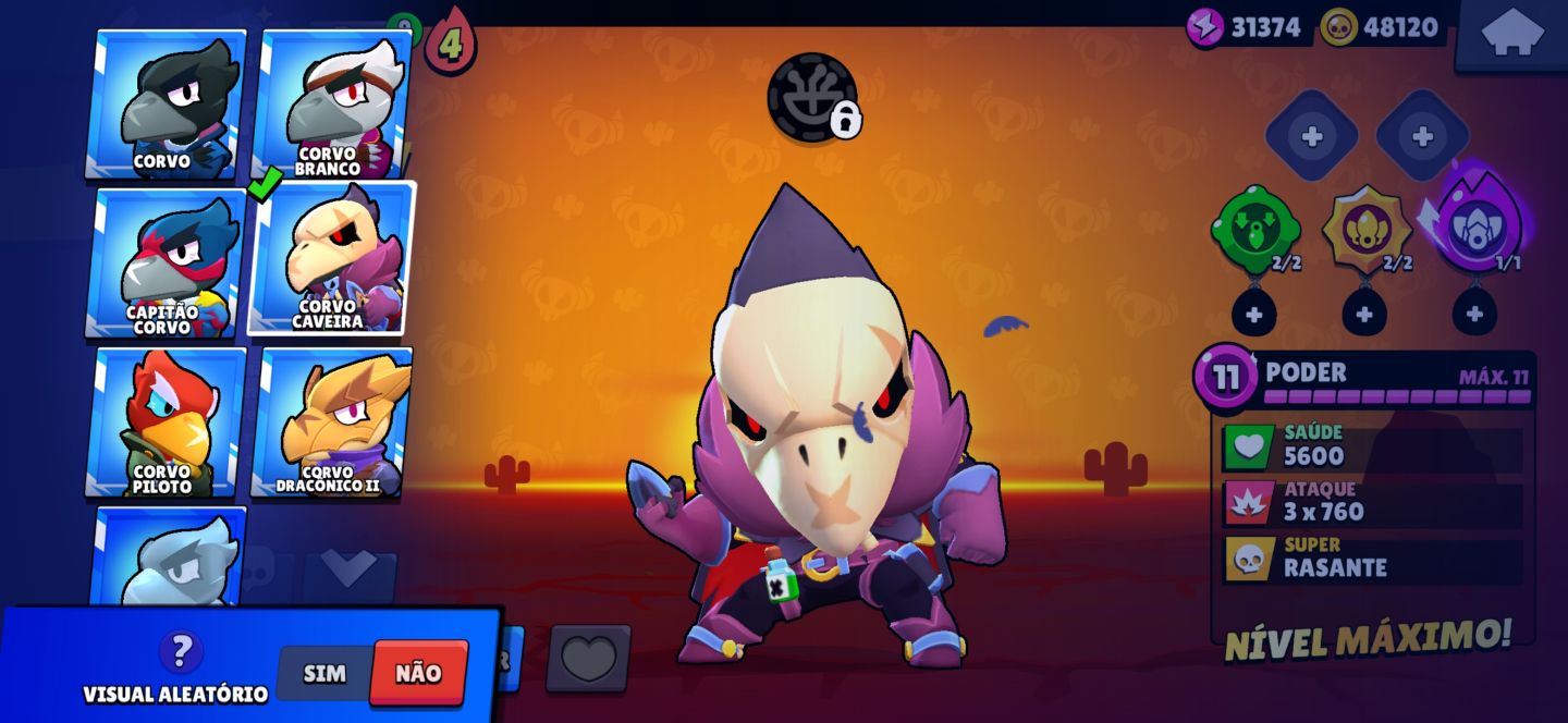 Conta Brawl Stars 2019 38,5K 83 Brawlers 25 Power 11 Nível 181