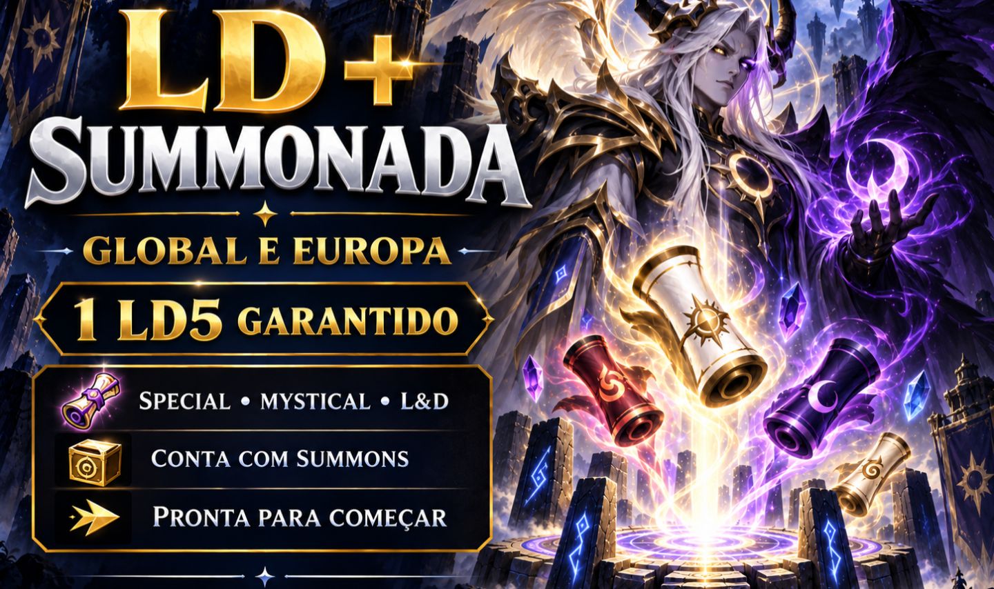 SUMMONERS WAR LD ALEATORIO COM SUMMONADA GLOBAL EUROPA