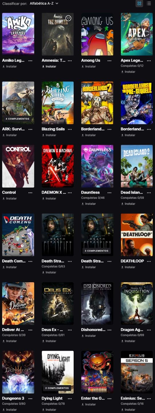 SUPER CONTA EPIC GAMES | +90 JOGOS | ACESSO TOTAL + E-MAIL