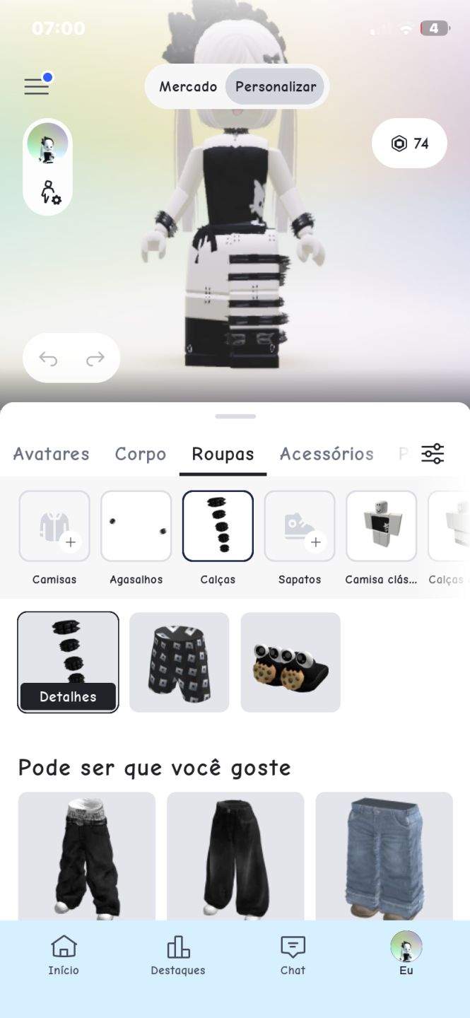 Conta roblox de 2023 feminina