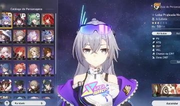 Conta HSR com 10 personagens T5 e 2 cones 5 estrelas!
